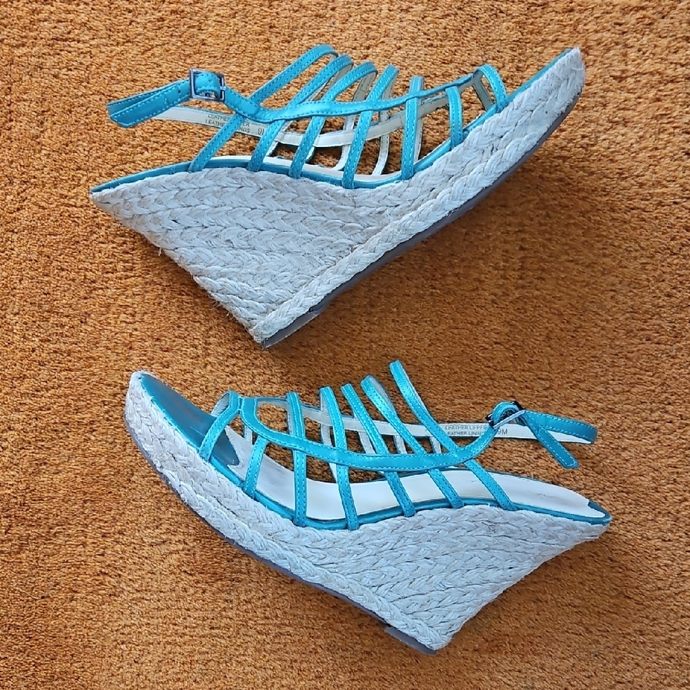 Via Spiga Aqua Espadrille Sandals 9